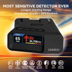 Uniden Extreme Long Range Laser/Radar Detector With 360 Degree Detection And GPS Alerts