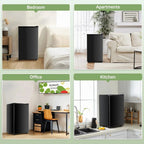 Mini Refrigerator With Internal Freezer, 3.2 Cu. Ft, Black, 17.5 x 17.7 x 31.5 in