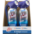 EZ Chill R-1234YF Refrigerant Plus Leak Sealer Car A/C Recharge Kit, 10 oz Can With Gauge and Hose
