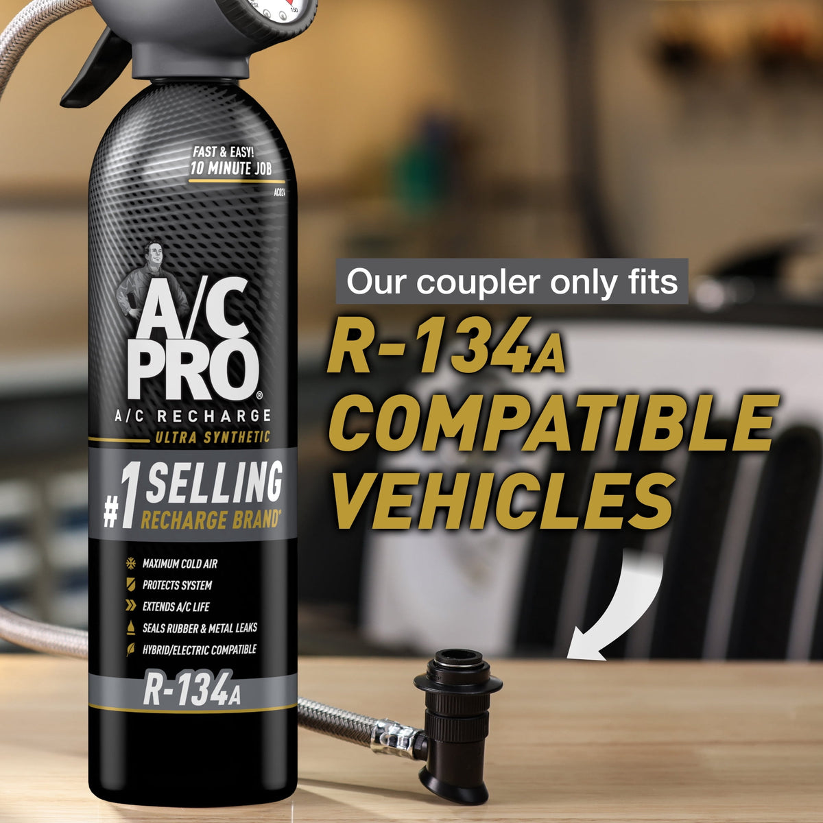 A/C Pro Ultra Synthetic R-134a Refrigerant Kit - 16 OZ