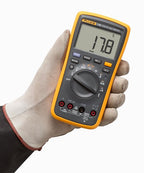Fluke 17B+ Digital Multimeter, for Electrical Applications, Measures AC/DC Voltage 1000V, Current Measurements to 10A, Resistance, Continuity, Diode