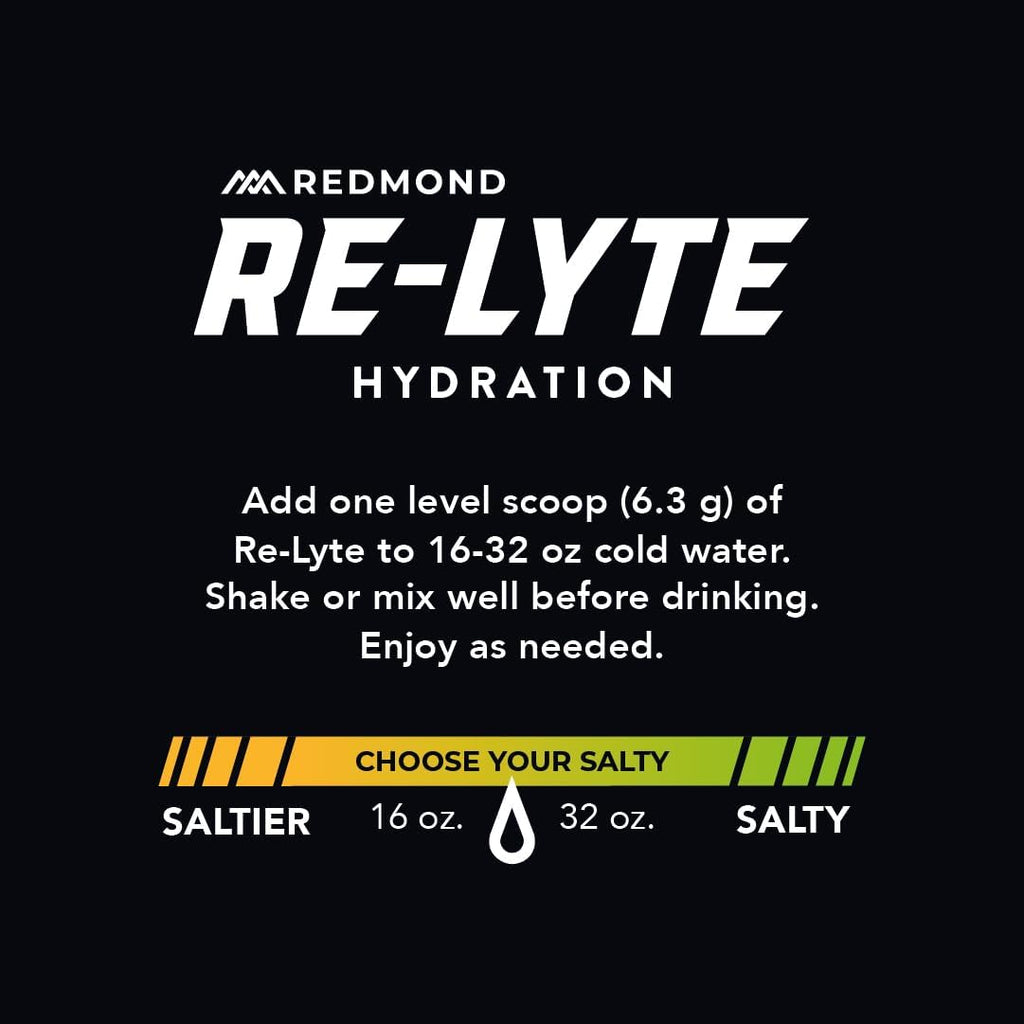 REDMOND Re-Lyte Sugar Free Electrolytes Powder Mix (Strawberry Lemonade)