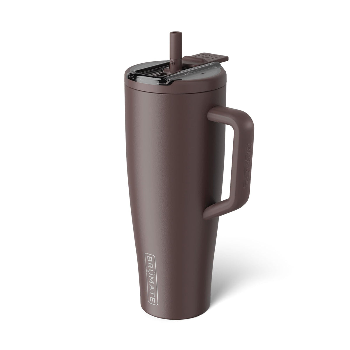 BrüMate Era Flip 40oz Tumbler with 100% Leakproof Covered Straw Lid | Hygienic Covered Straw | Insulated Stainless Steel Water Bottle with Handle