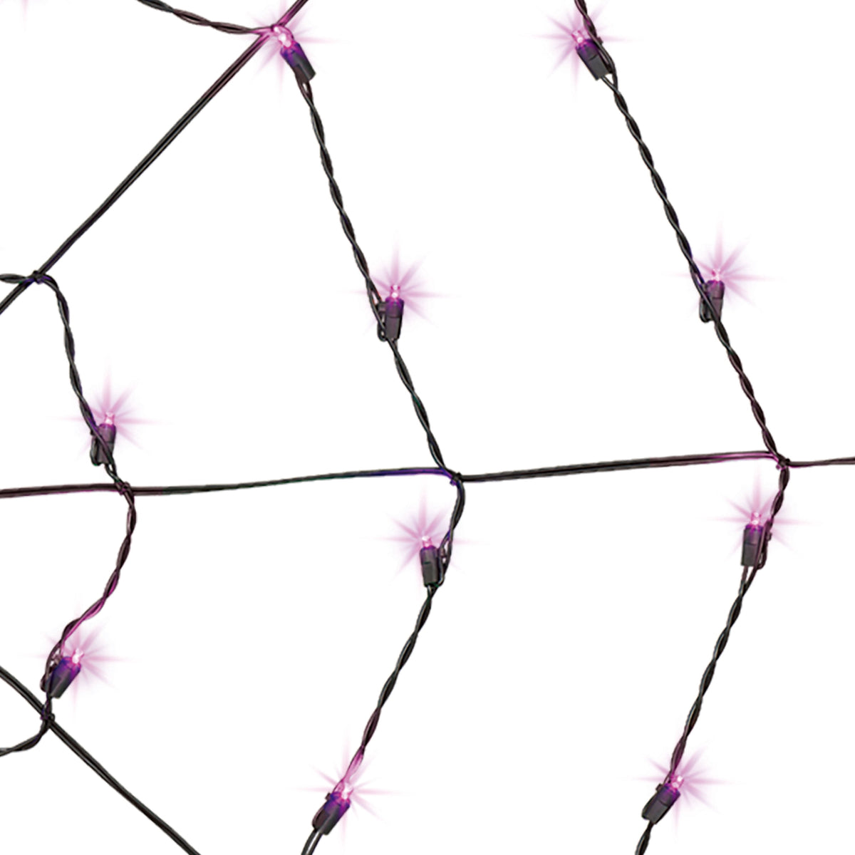 Indoor/Outdoor 50-Count LED Spider Web Lights, 5', Halloween by Way To Celebrate