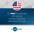InSinkErator Garbage Disposal with Power Cord, Badger 5, Standard Series, 1/2 HP Continuous Feed, Black