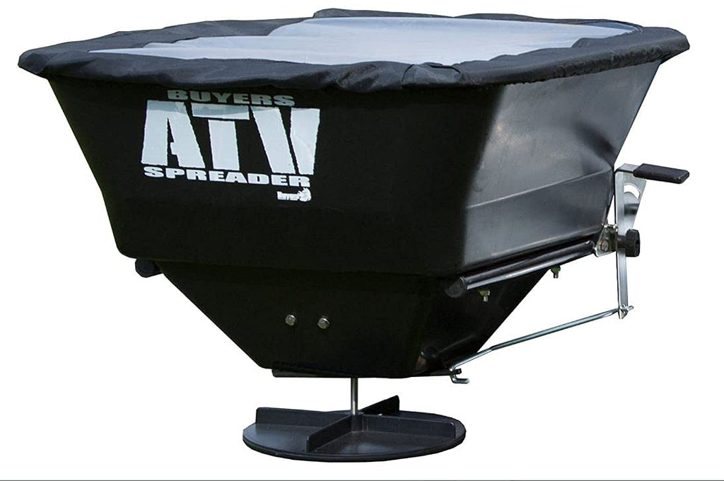 Buyers Products ATVS100 100 lb ATV Rear Rack Mount Broadcast Spreader