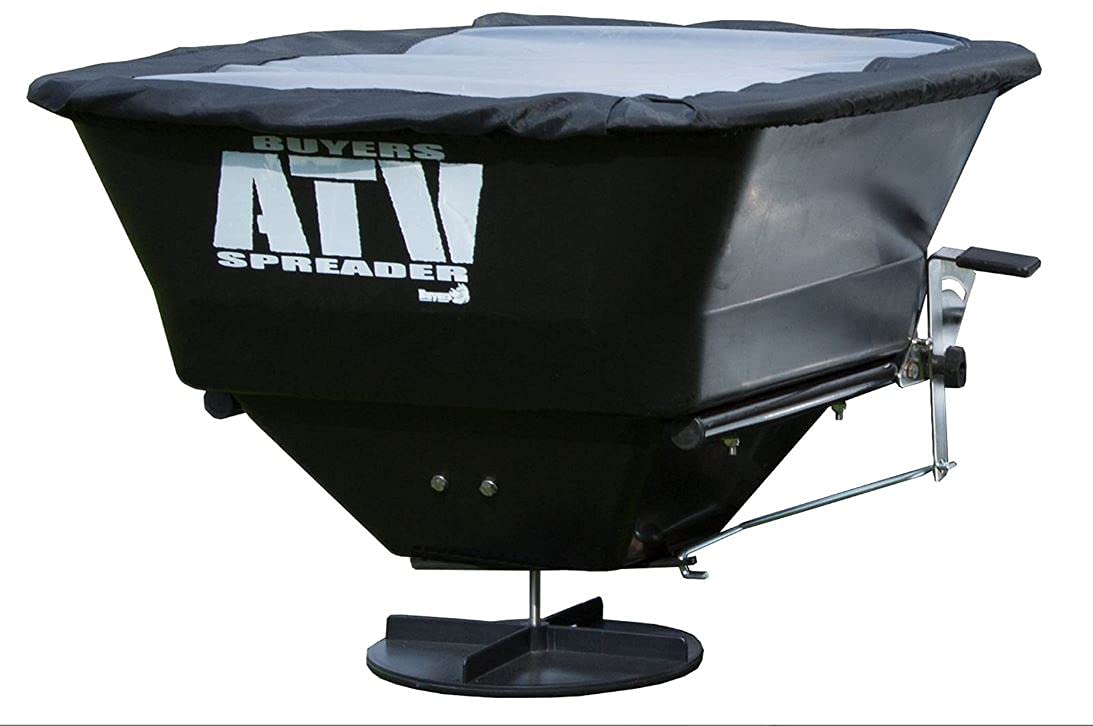 Buyers Products ATVS100 100 lb ATV Rear Rack Mount Broadcast Spreader
