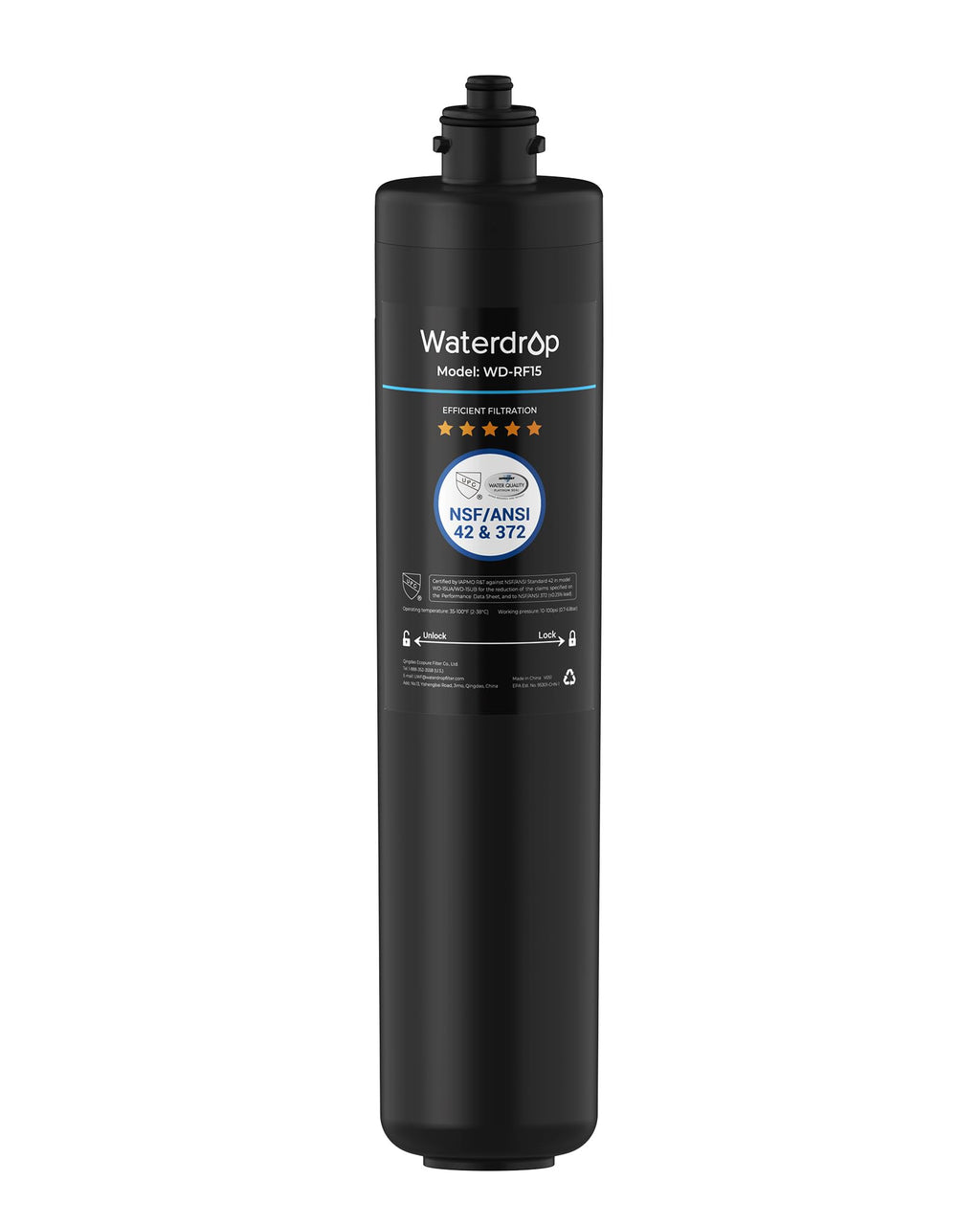 Waterdrop RF15 Water Filter Replacement for Waterdrop 15UA/15UB/15UC