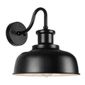 Solar Barn Light for Outside, Dusk to Dawn Outdoor Wall Lights Solar Powered, Farmhouse Exterior Wall Sconce, Industrial Outside Lighting Fixture