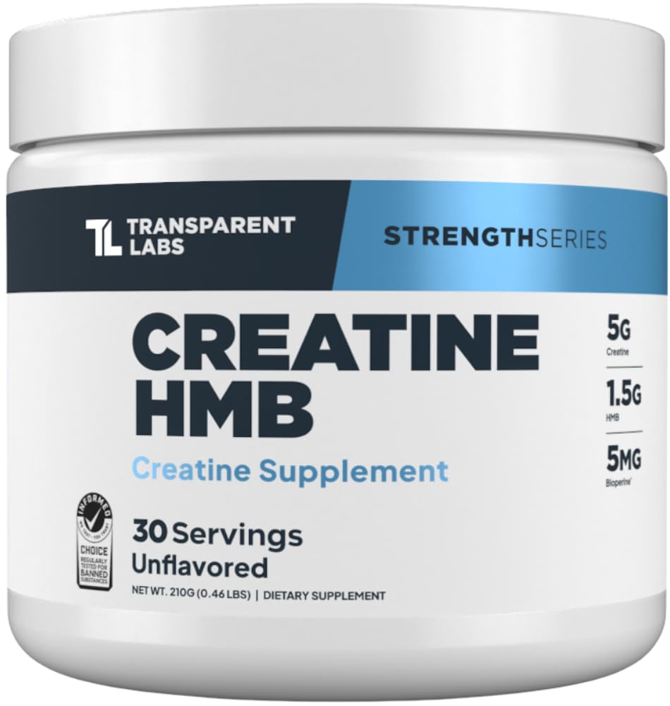 Transparent Labs Creatine HMB - 30 Servings, Unflavored