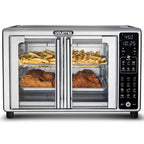 Gourmia French Door Digital Toaster Oven Air Fryer, 6-Slice, 24L, Stainless Steel - GTF2440