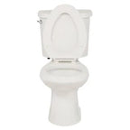 Glacier Bay 2-Piece 1.28 GPF High Efficiency Single Flush Elongated Toilet - White