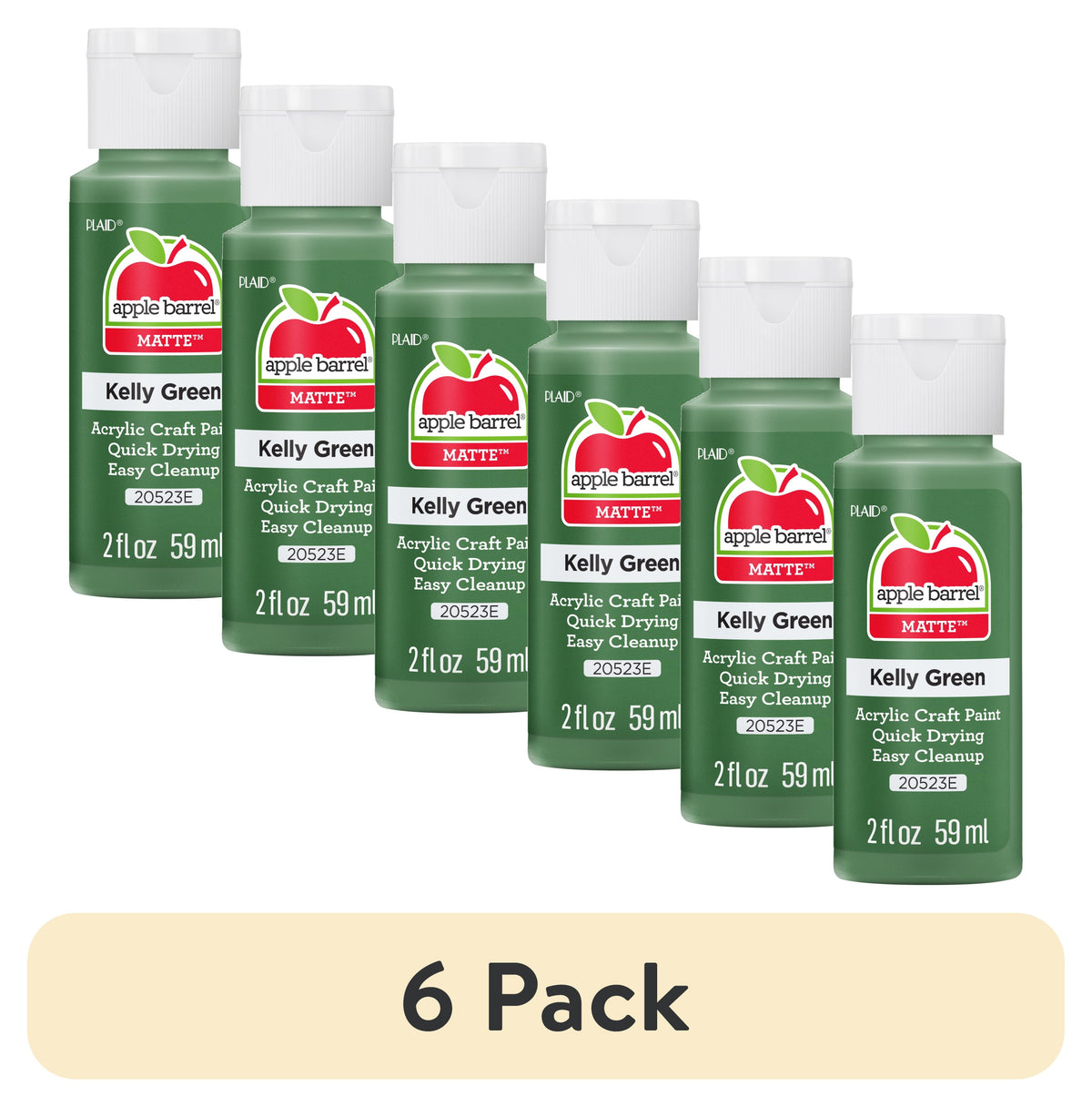 Apple Barrel Acrylic Craft Paint, Matte Finish, 2 fl oz