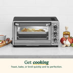Cuisinart Custom Classic Toaster Oven Broiler, TOB-40NNAS