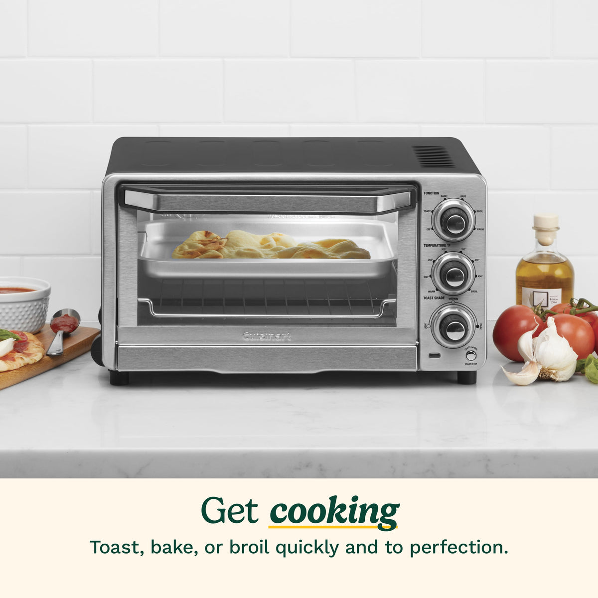 Cuisinart Custom Classic Toaster Oven Broiler, TOB-40NNAS