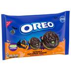 OREO Green and Orange Creme Chocolate Sandwich Cookies, Halloween Cookies, 14 Snack Packs