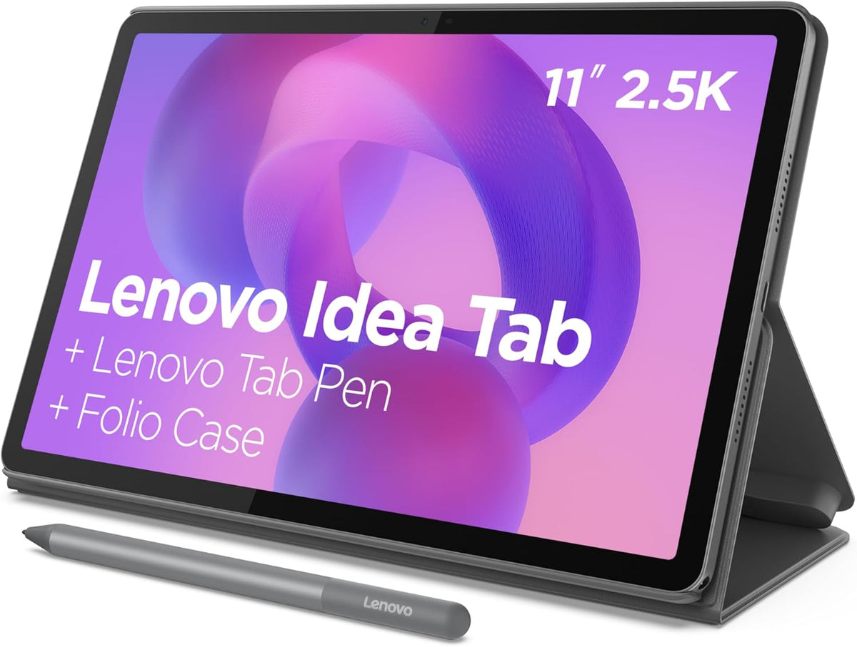 Lenovo Tablet 11 inch 2.5K IPS Touchscreen, 90Hz, 8 GB Memory, 256 GB Storage - Idea Tab