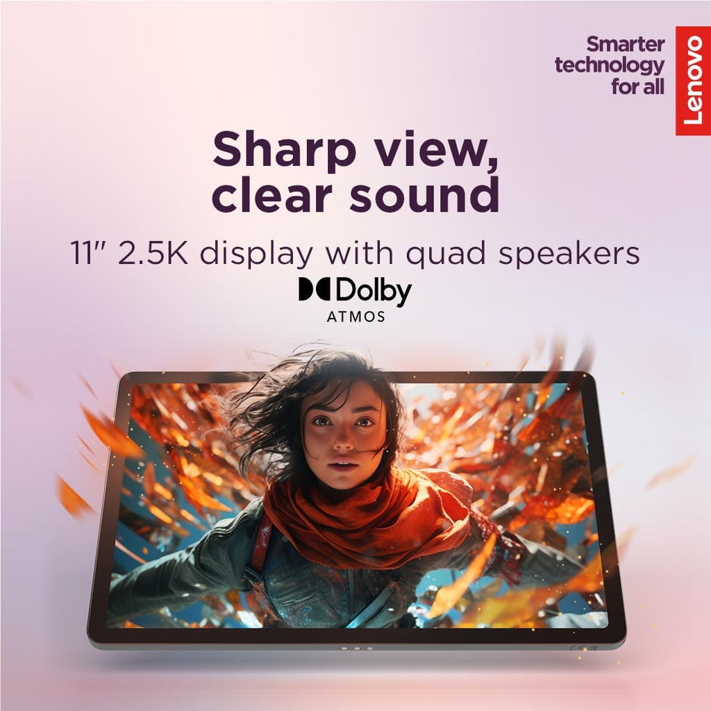 Lenovo Tablet 11 inch 2.5K IPS Touchscreen, 90Hz, 8 GB Memory, 256 GB Storage - Idea Tab