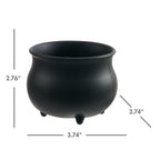 Way To Celebrate 4-Piece Silicone Cauldron Baking Cup Set, Black