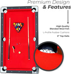 Hathaway Fairmont 6 Ft Portable Pool Table, Blue - BG2574