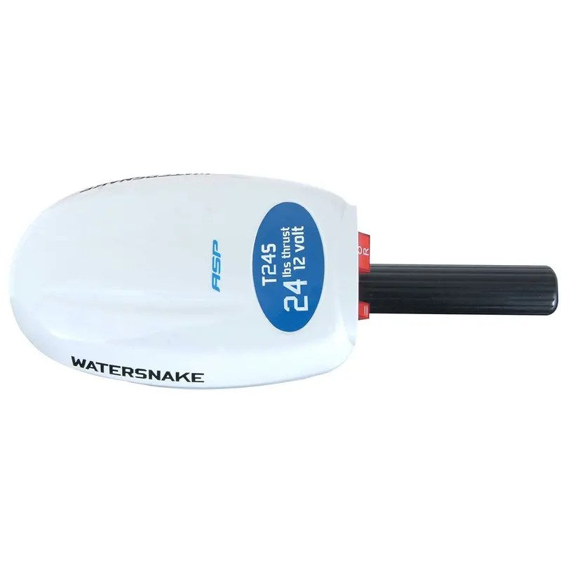 Watersnake Saltwater Trolling Motor, 24lb Thrust, 12V, Adjustable Transom Mount - ASP T24