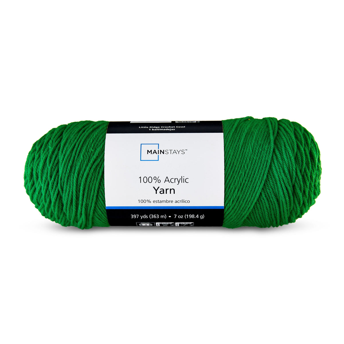Mainstays Medium 4 Acrylic Yarn, 7 oz, 397 Yards