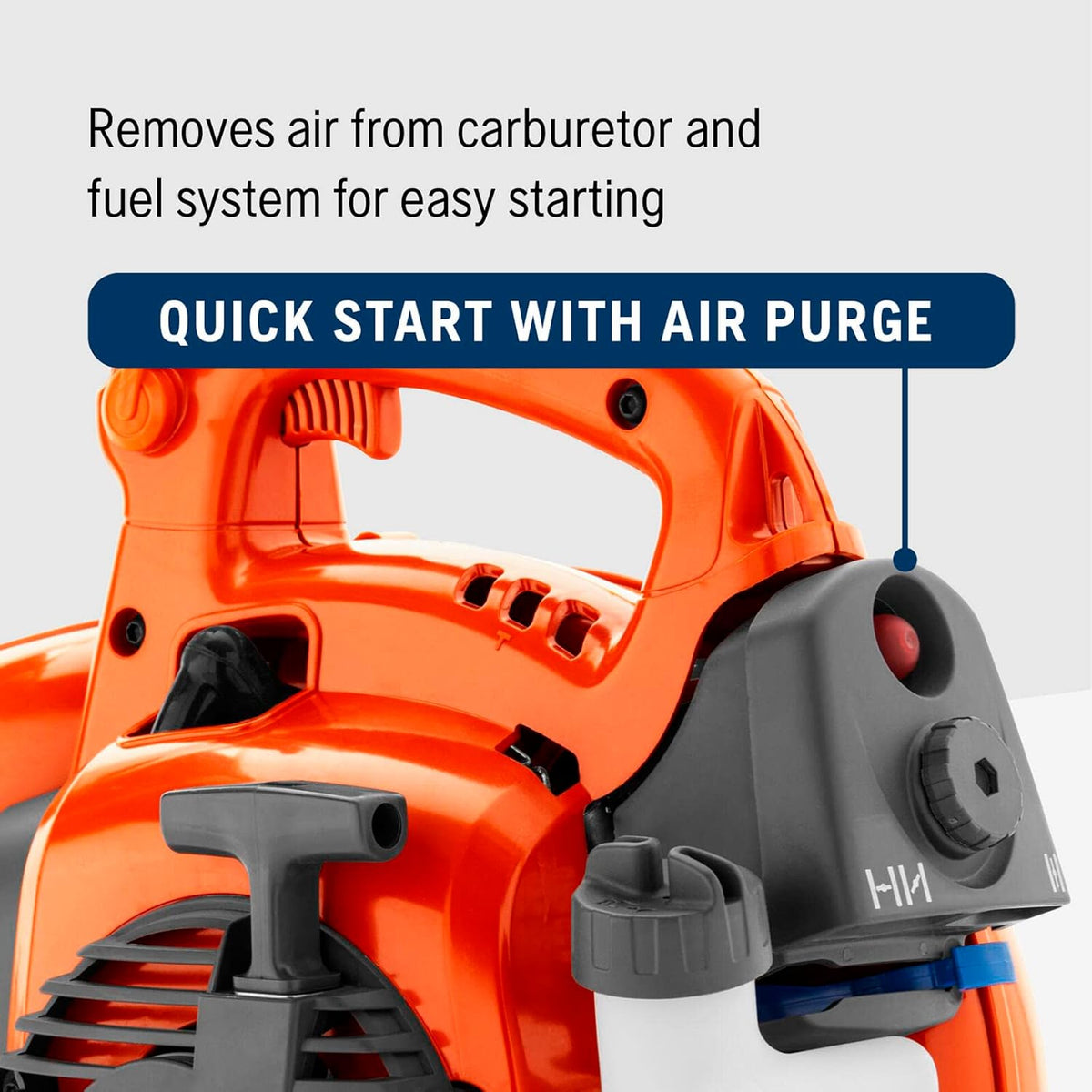 Husqvarna Gas Handheld Leaf Blower 28-cc 1.1-HP 2-Cycle 470-CFM 170-MPH 12.5-N - 125B