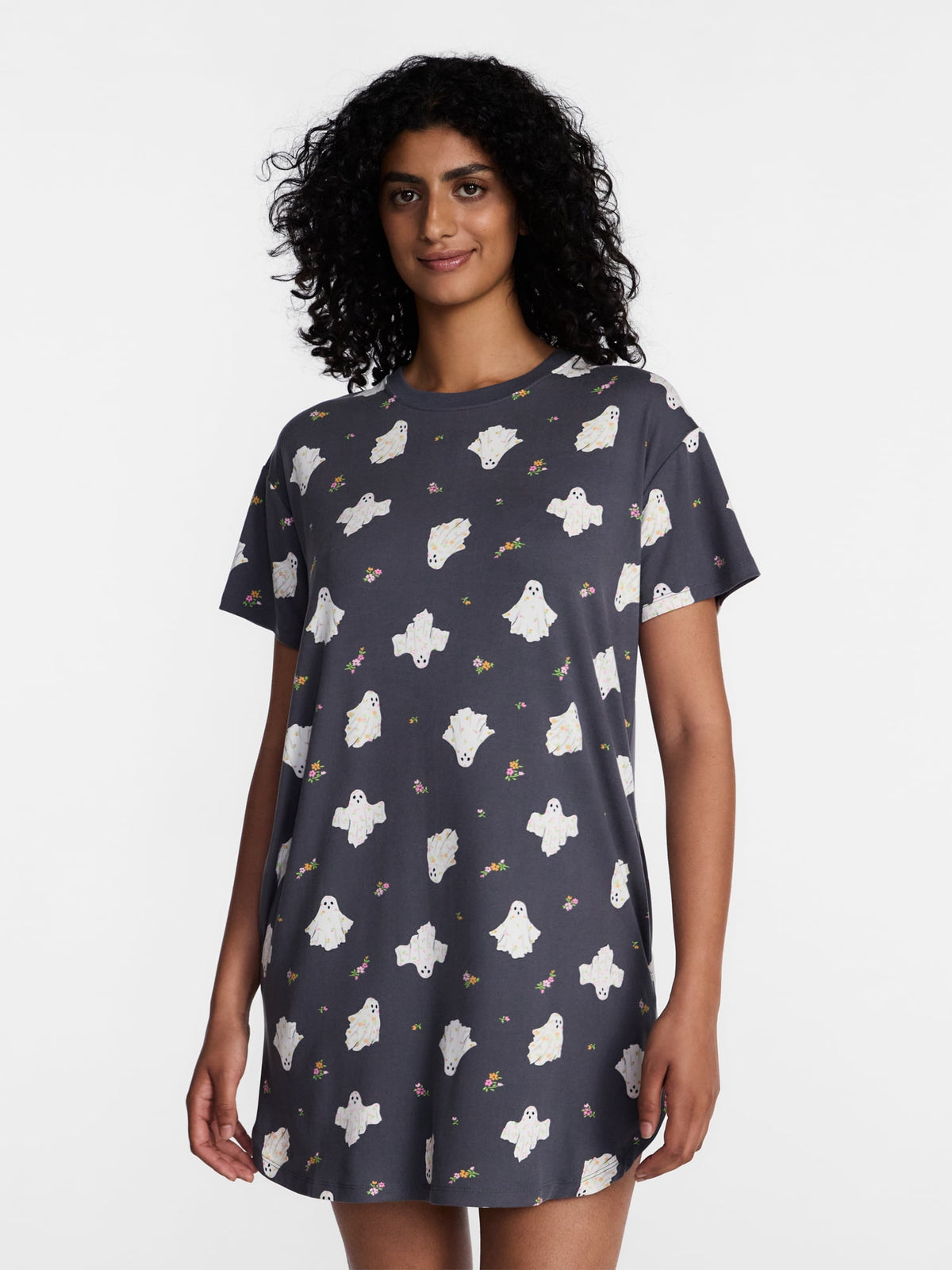 Halloween Women's Sleepshirt Top and Socks Set from Way to Celebrate, 2-Piece