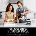 Ninja Professional Plus Kitchen System, 1400 Watts, 72 oz Blender Pitcher, 64 oz Processor Bowl, 24 oz To-Go Cups - BN800