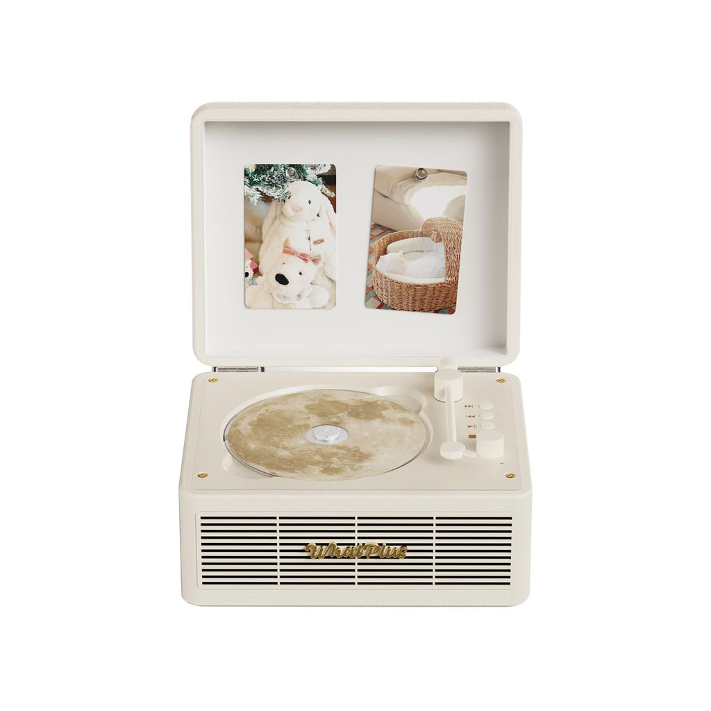 CD Player with Bluetooth Speakers, App Control, Magnetic Display