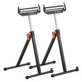 VEVOR 2-Pack Roller Stands 250 lbs Load 27-43 in Adjustable Height Black