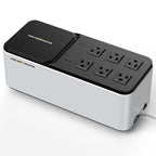 GOLDENMATE 600VA/360W Lithium UPS Battery Backup and Surge Protector