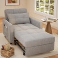 3-in-1 Convertible Pullout Sleeper Chair Bed - 75in x 26in x 17in