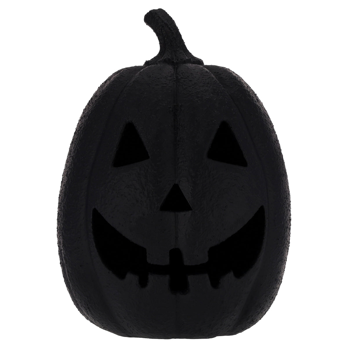 My Texas House Halloween Jack-o'-Lantern Tabletop Decoration, Black, 13"