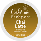 Café Escapes Chai Latte, Single-Serve K-Cup Pods, 60 Count