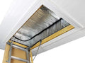 Premium Energy Saving Attic Door Insulation Stairway Cover Stair Ladder Opening Attic Tent with Easy Access Zipper 25" × 54" × 11"