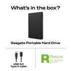 Seagate 2TB Portable Hard Drive | USB 3.0 (STGX2000400)