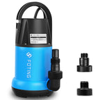 FOTING 1HP Sump Pump 4600GPH Clean/Dirty Submersible Water Pump