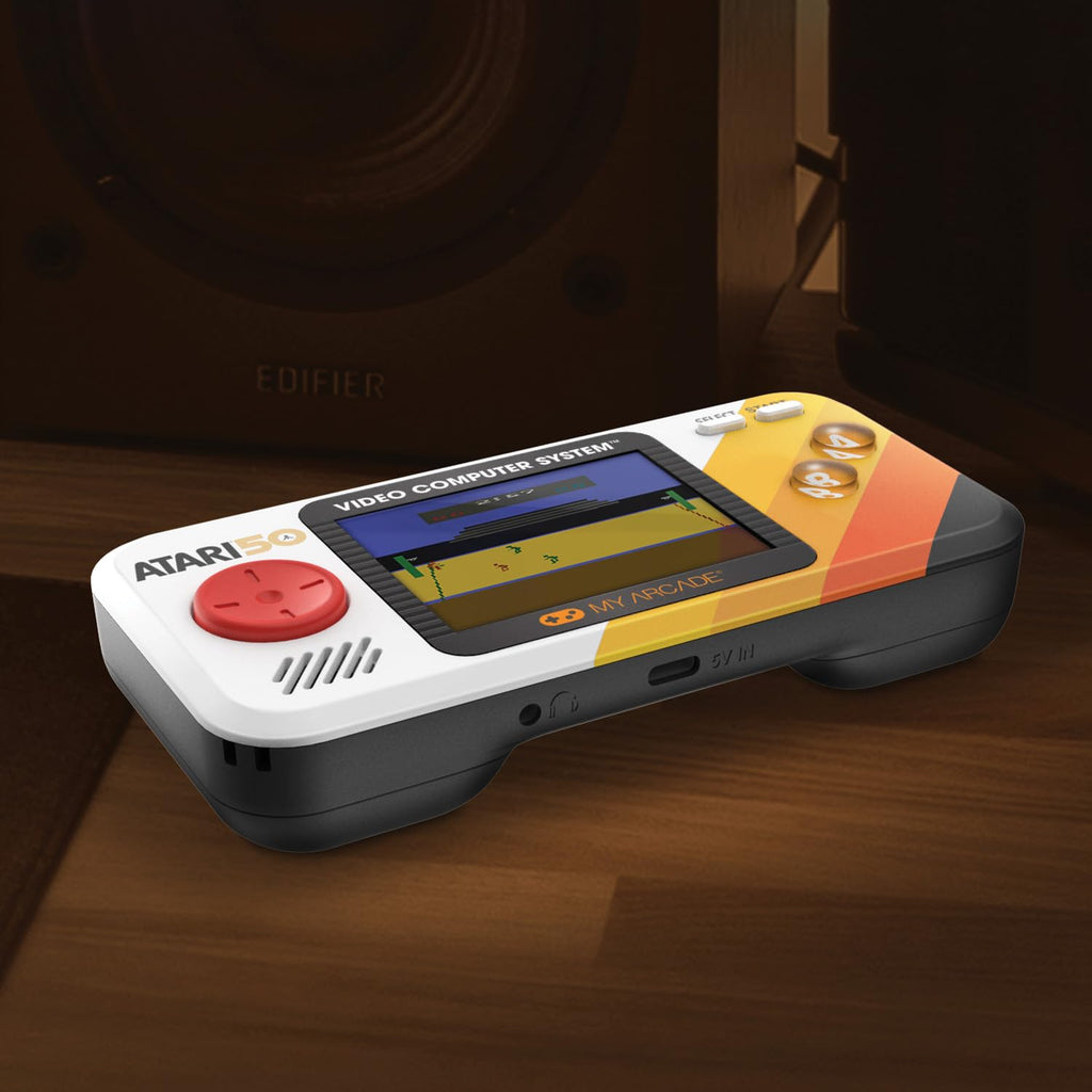 My Arcade Atari Pocket Player-Console preloaded with 100 Games, 2.8" Screen