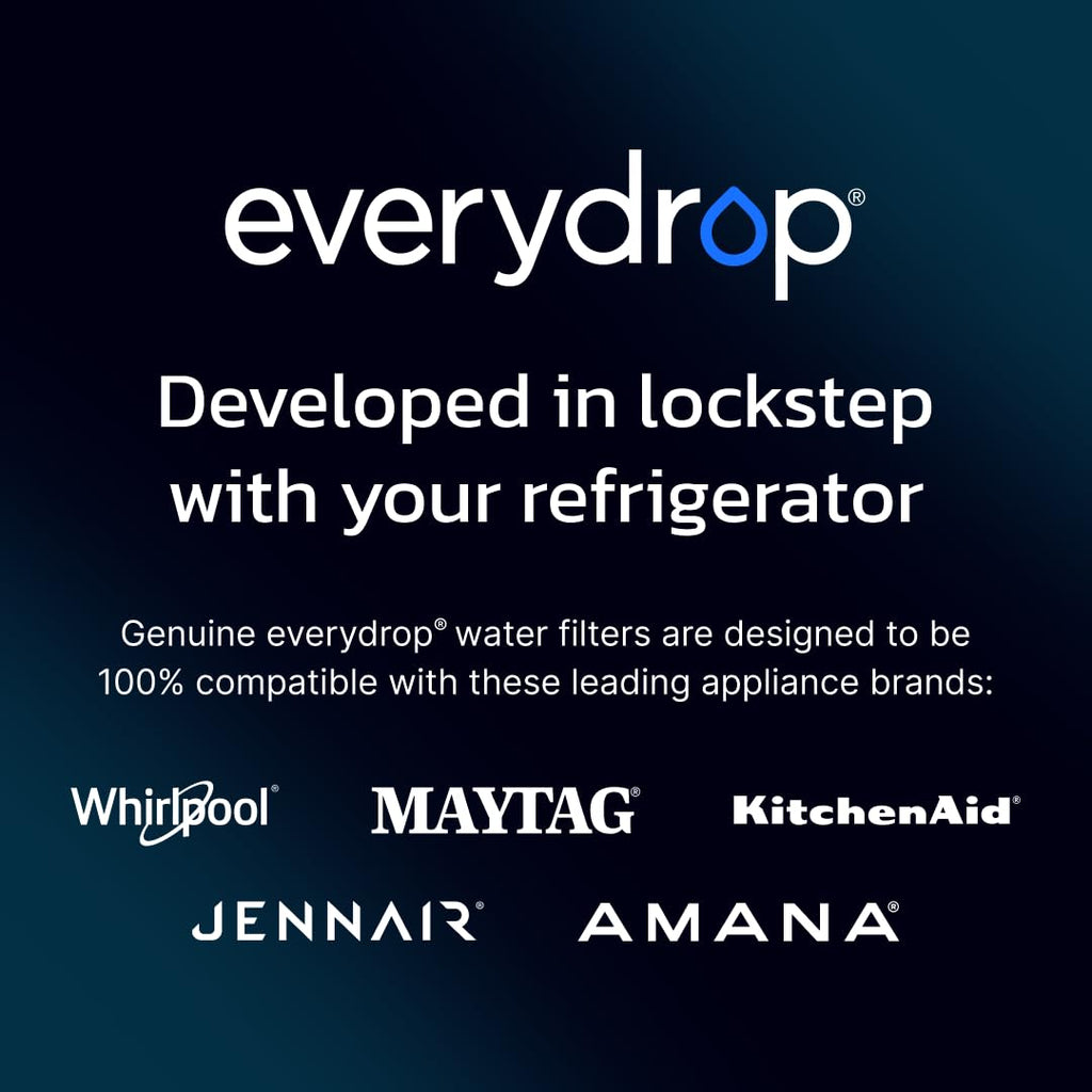 everydrop by Whirlpool Ice & Water Refrigerator Filter 3, Aqua, EDR3RXD1