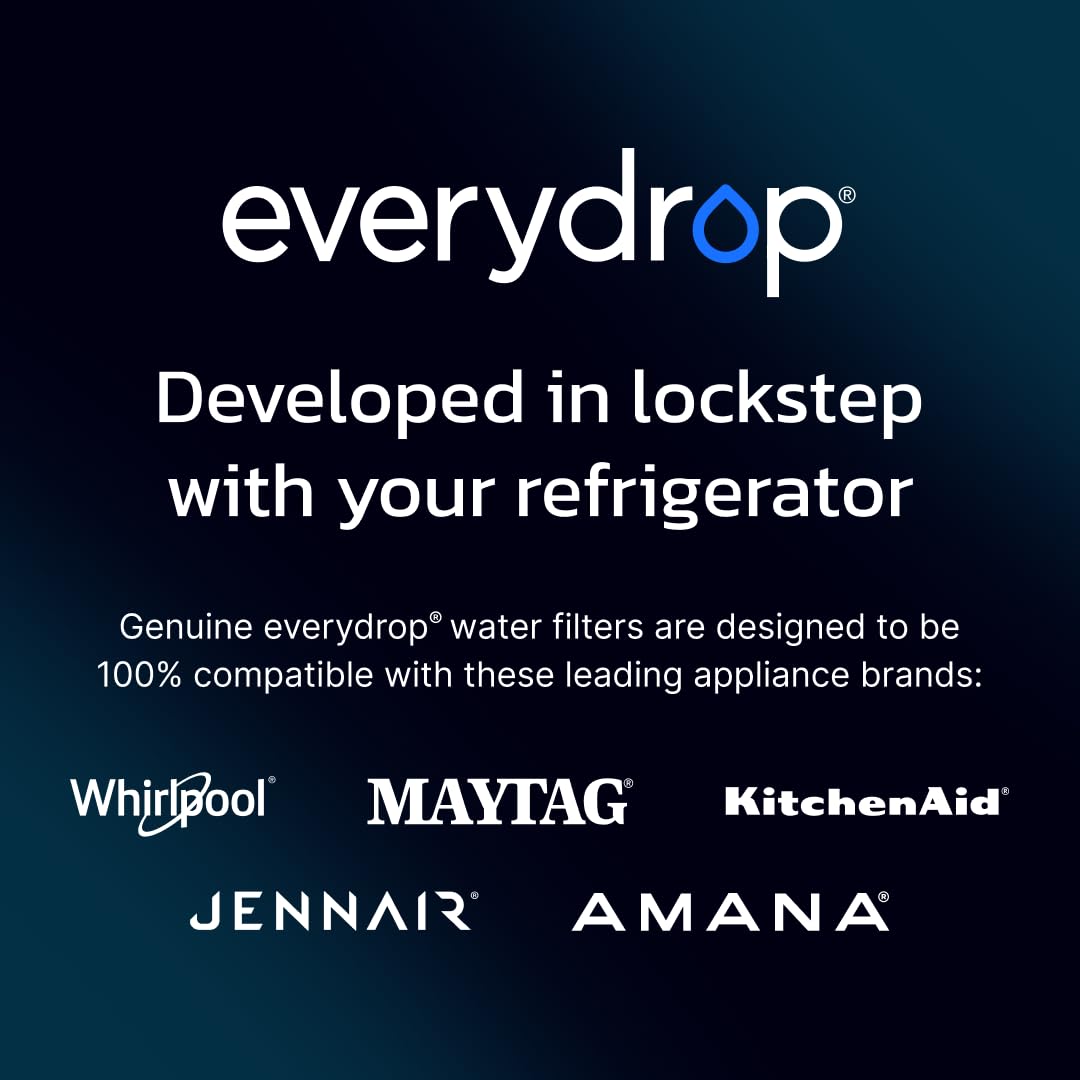 everydrop by Whirlpool Ice & Water Refrigerator Filter 3, Aqua, EDR3RXD1