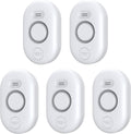 5 Pack Water Leak Detectors for Home, 100dB Water Sensor Alarm for Basement