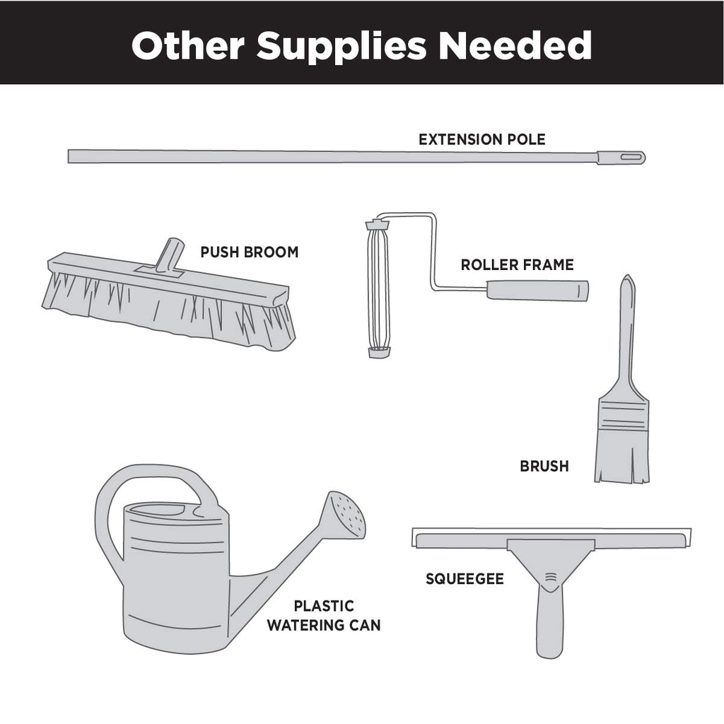 Rust-Oleum RockSolid Garage Floor Coating Kit, Gray, 2.5 Car Kit