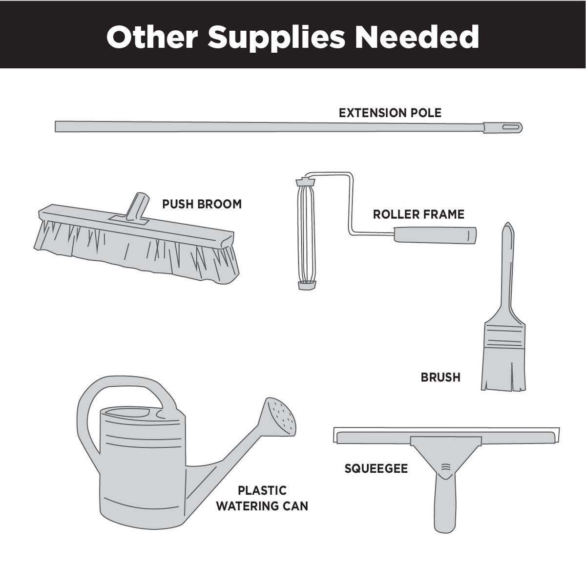 Rust-Oleum RockSolid Garage Floor Coating Kit, Gray, 2.5 Car Kit
