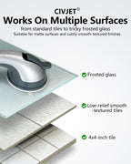 2 Pack Suction Cup Shower Grab Bars for Seniors, Handles Bathtub Rails