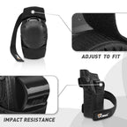 JBM Adult & Kid Skating Protective Gear Set for Beginner to Advanced, Skateboard Helmet Knee and Elbow Pads with Wrist Guards for Inline Roller
