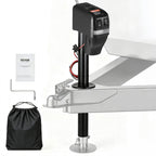VEVOR Electric Trailer Jack, 5000 lbs, Heavy Duty RV Electric Power Tongue Jack with 2 Way Connector, Manual Crank Handle & Weatherproof Jack Cover
