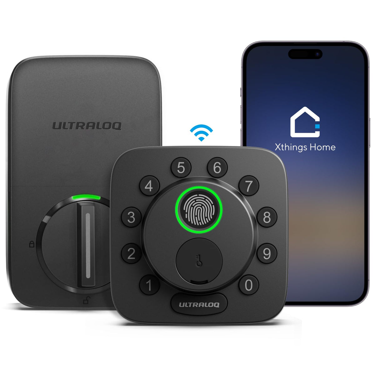 ULTRALOQ Bolt SE Wifi Smart Deadbolt Lock, Supports Matter, Remote Control