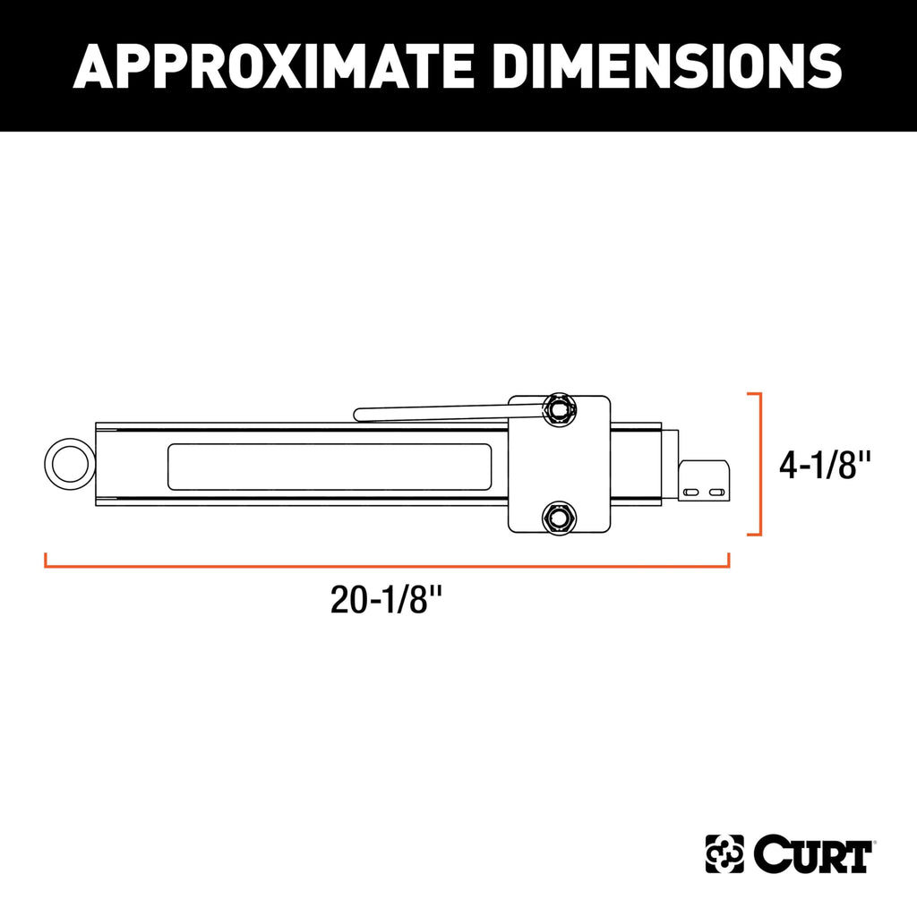 CURT 17200 Trailer Sway Control Kit for Weight Distribution Hitches