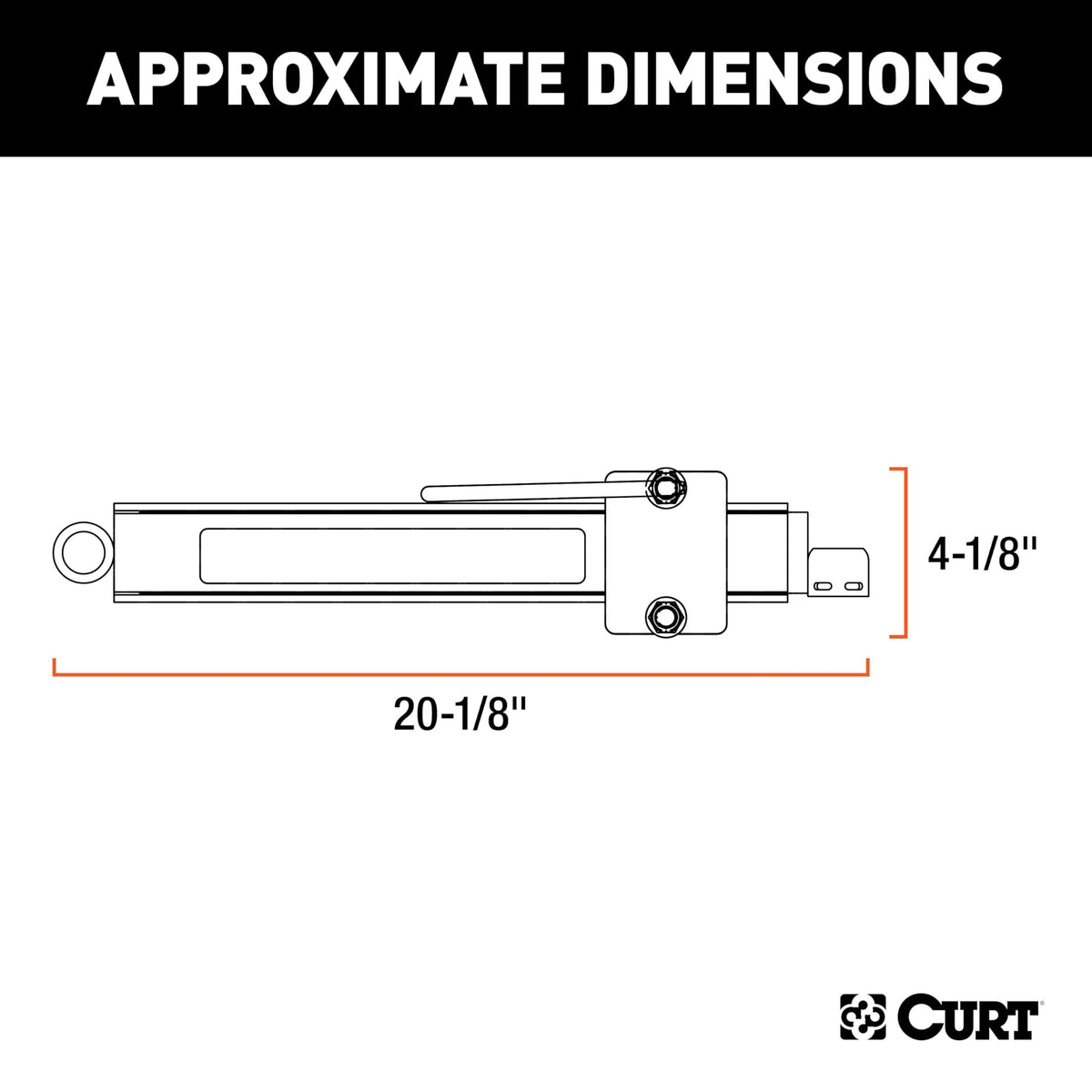 CURT 17200 Trailer Sway Control Kit for Weight Distribution Hitches